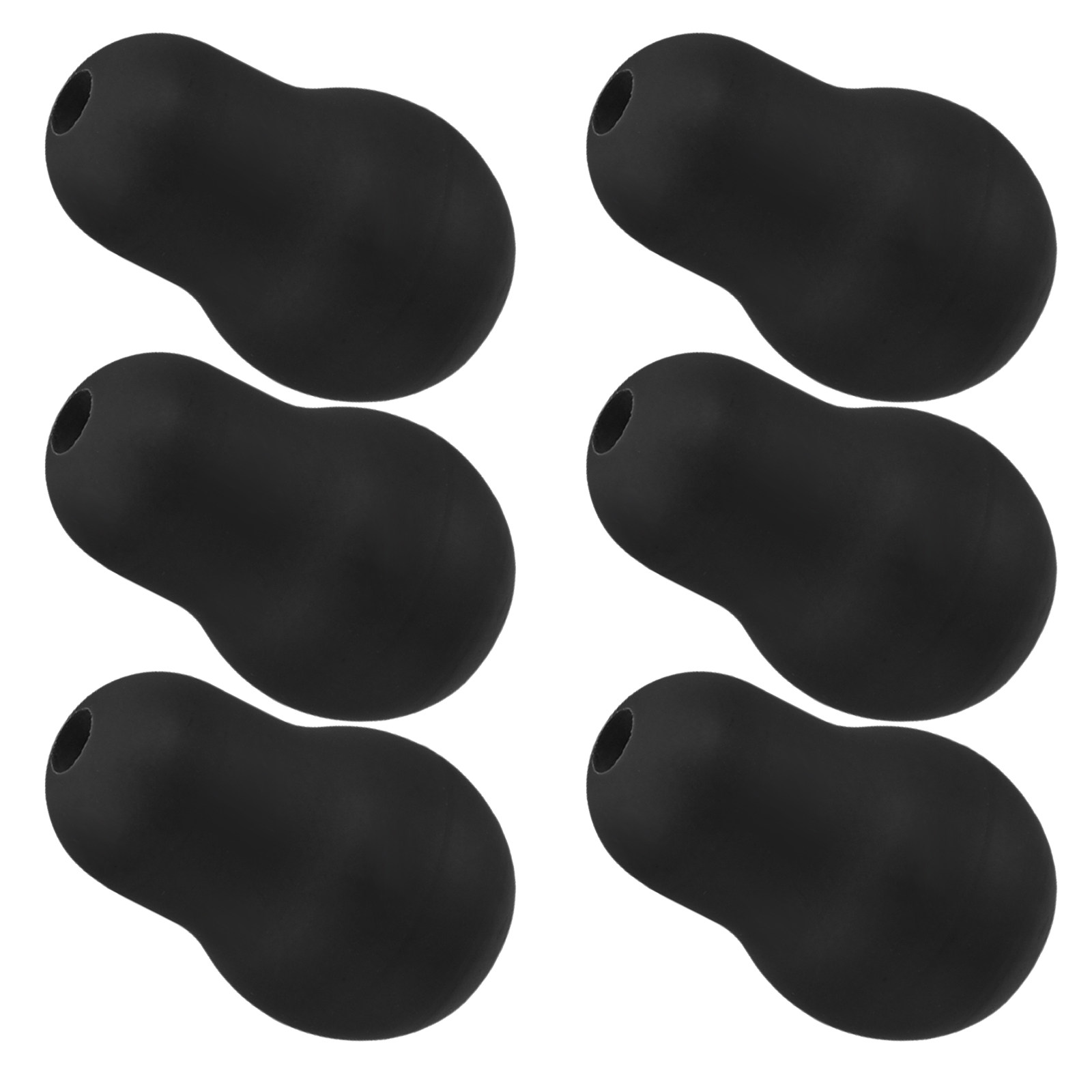 Silicone Ear Tip Replacement - 6 Peças de Pontas de Ouvido