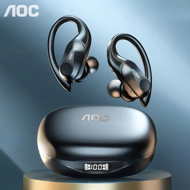 Wired Earphone Mic - Fone de Ouvido Esportivo AOC Sem