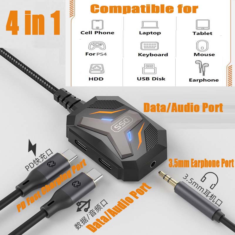 Cable Extension 3.5 - Adaptador Divisor Tipo C USB C