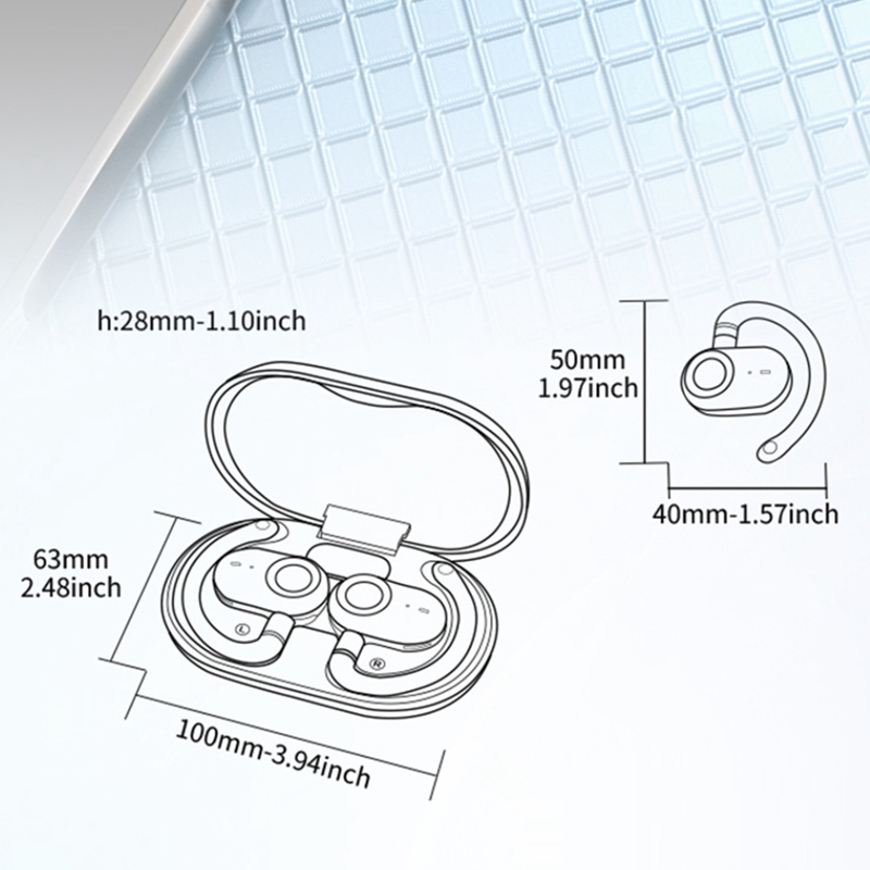 Sports Earphone Hook - Jm18 fones de ouvido de tradução