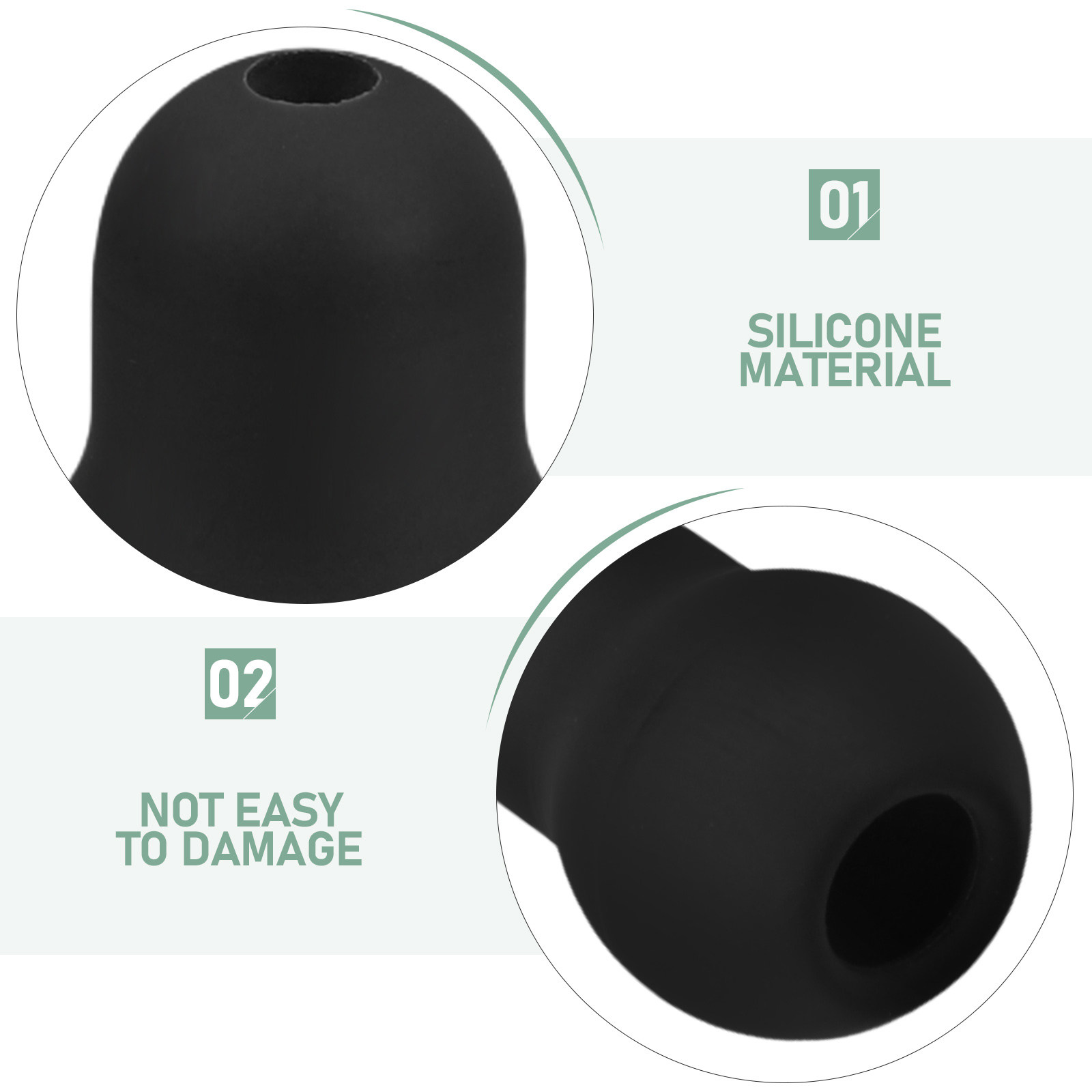 6 Peças de Pontas de Ouvido pa - Silicone Ear Tip Replacement avaliação e preço