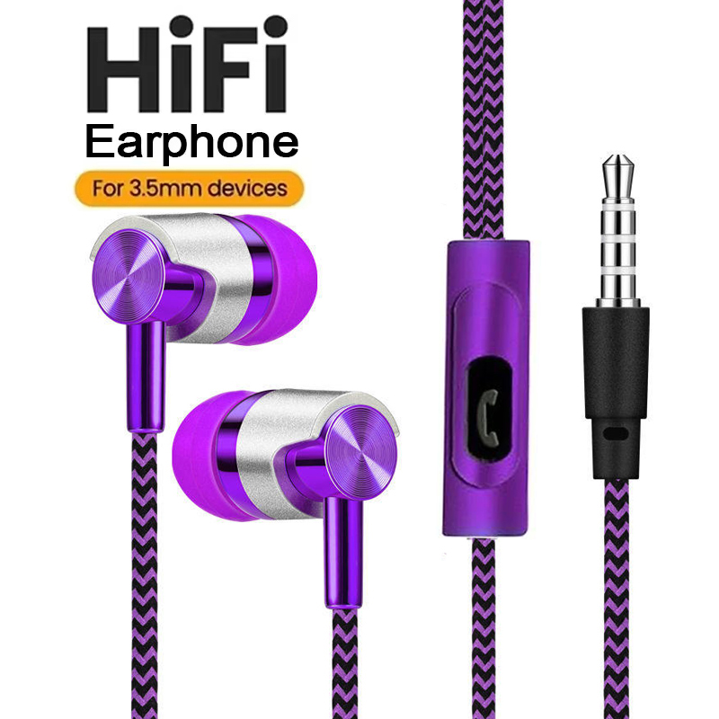 Fones de Ouvido com Microfone  - Wired Earphone Mic avaliação e preço