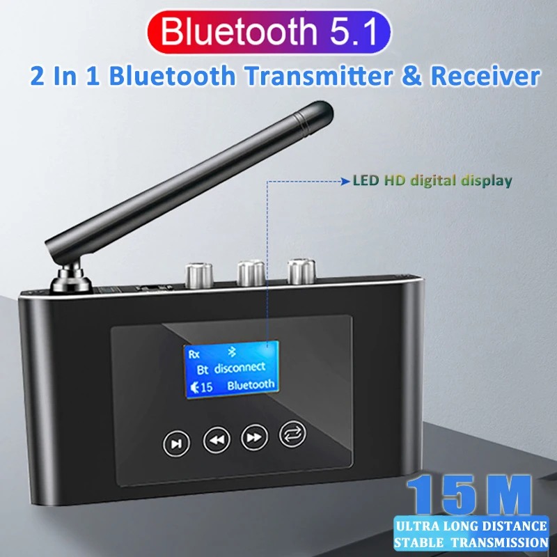 Transmissor e Receptor de Áudi - Bluetooth Adapter Receiver avaliação e preço