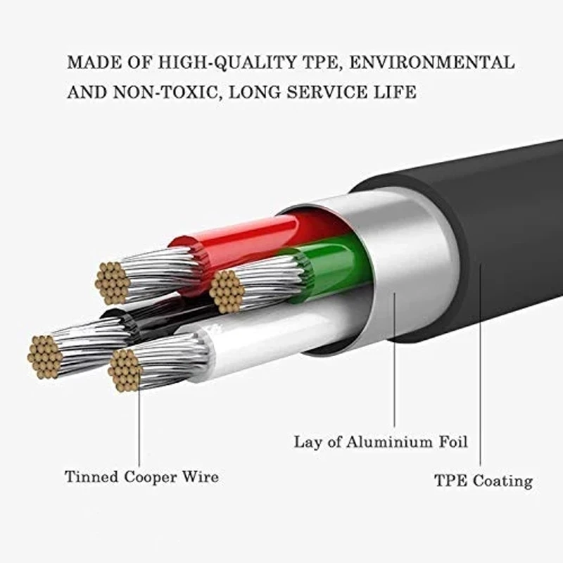 Cabo de áudio de 2,5 mm a 3,5  - Wired Earphone Mic avaliação e preço